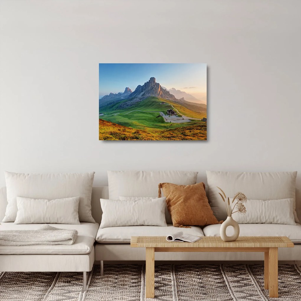 Obraz na szkle - Dolomity (70x50 cm)