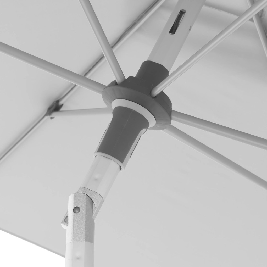 Doppler EXPERT parasol ogrodowy 220 x 140 cm jasnoszary