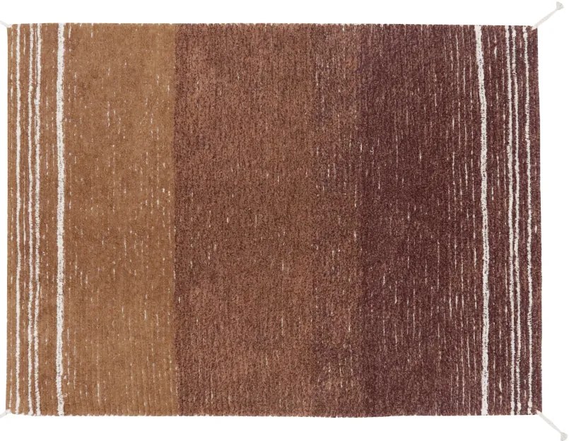 Ceglasty bawełniany dywan 170x240 cm Twin Toffee – Lorena Canals