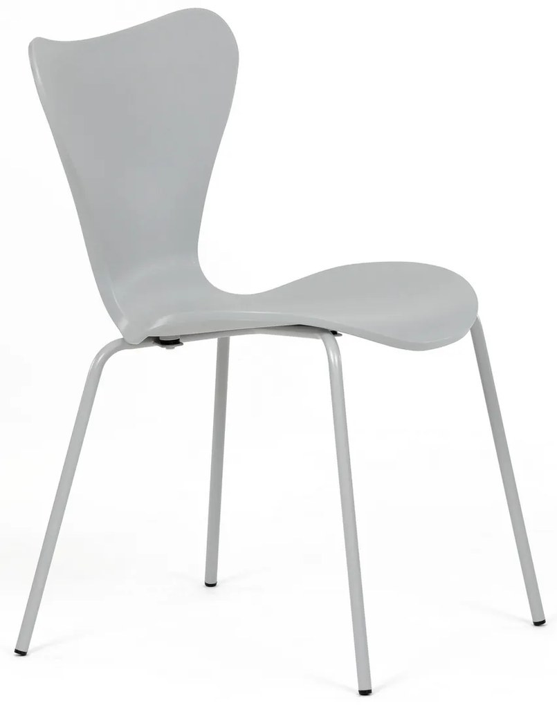 Zestaw krzeseł do jadalni CT-X7034 GREY, 4 szt.