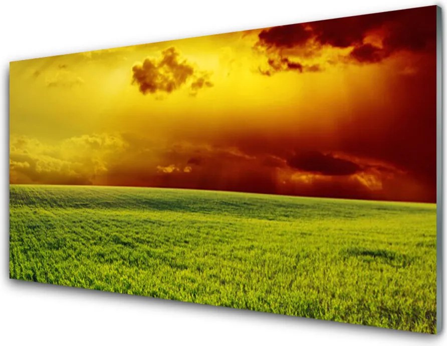 Panel nad blat kuchenny Rozległy Pejzaż Polny