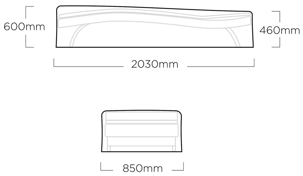 Pokrowiec na łóżko 203 x 85 x 60 cm KETTLER 0104850-701