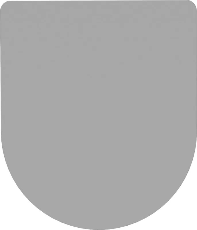 Mexen deska wolnoopadająca slim, duroplast, szara jasna mat - 39740061