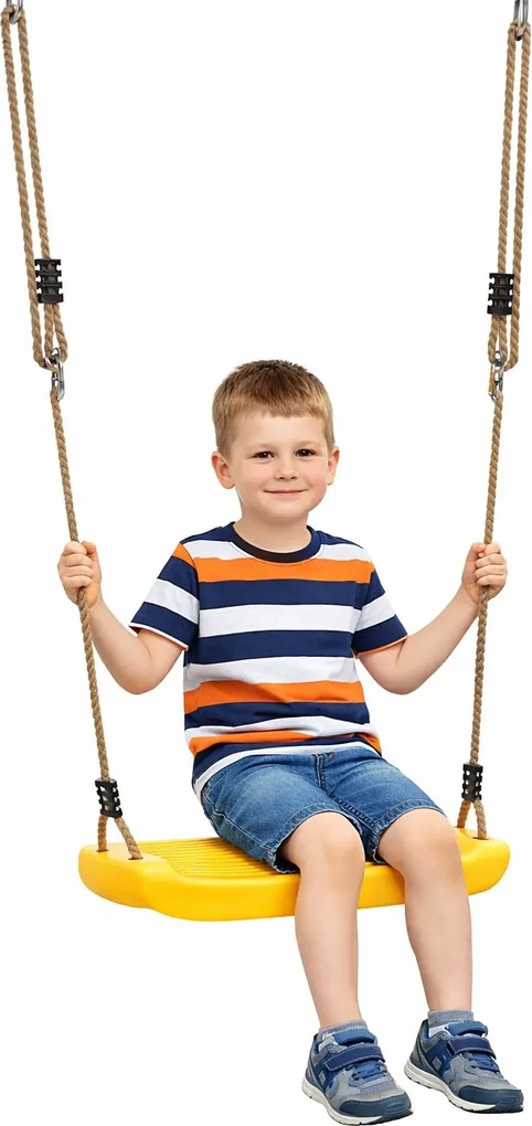 Żółta huśtawka ogrodowa G9-P87