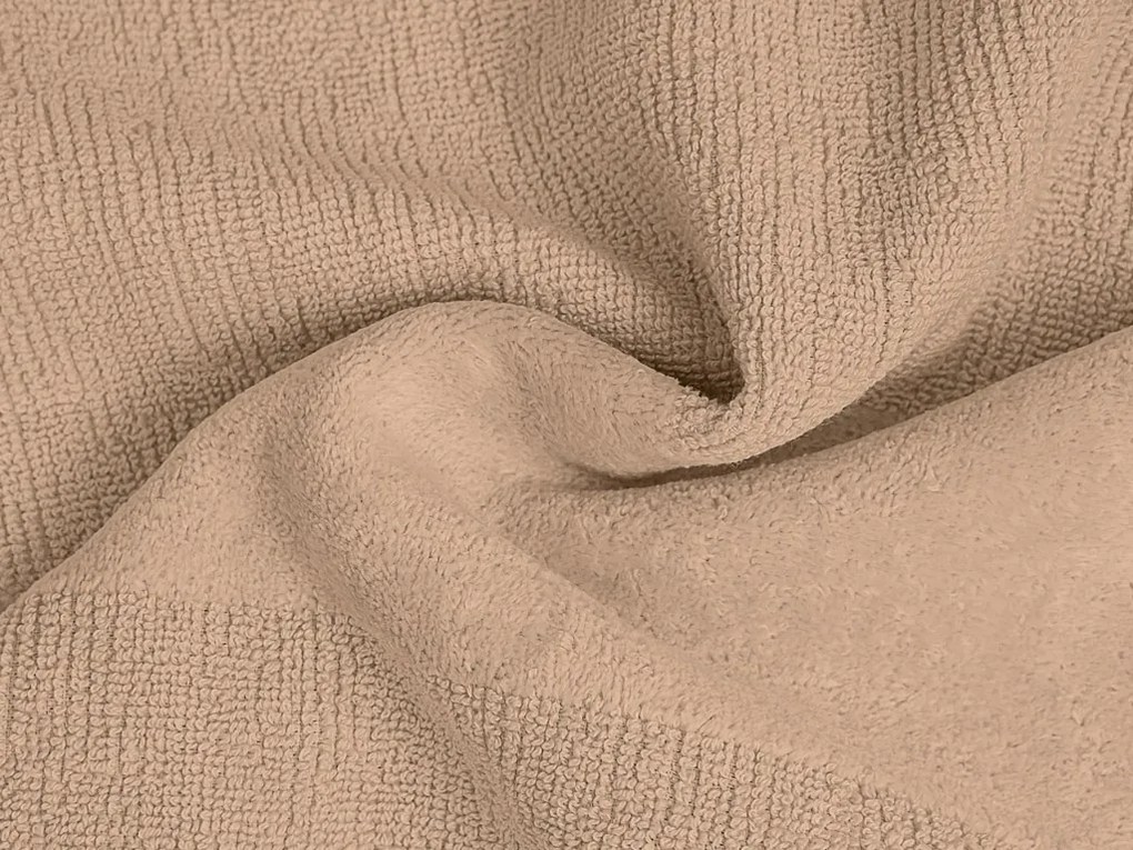 Ręcznik CARRARA 40x55 cm jasnobrązowy, 100% bawełna