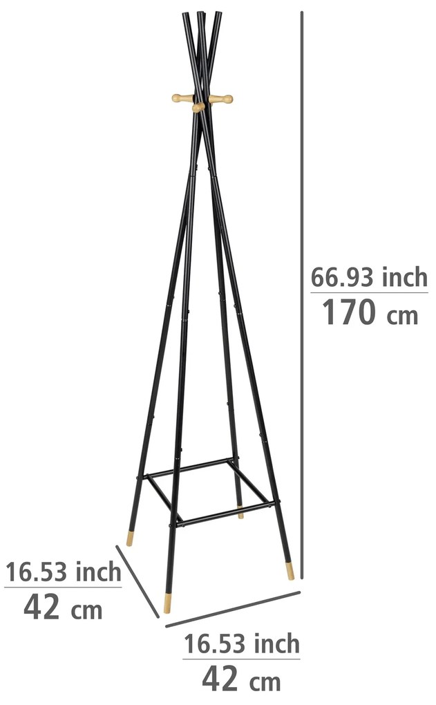 Wieszak na kurtki i płaszcze, 170 cm, Loft, WENKO