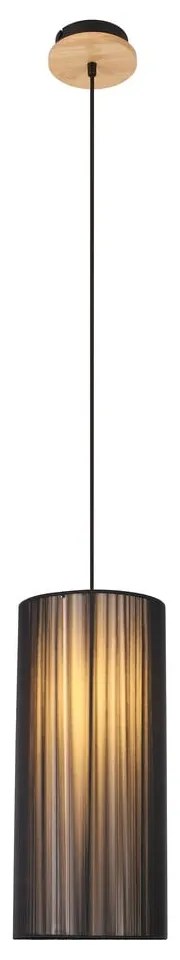 Lampa wisząca z tekstylnym kloszem ø 18 cm Kioto – Candellux Lighting