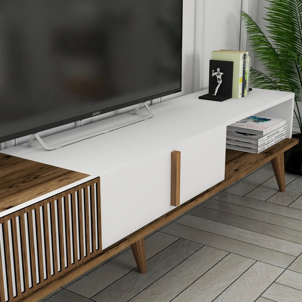 Stolik pod telewizor Milan Alt White