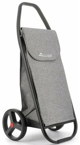 Rolser Torba na kółkach Com Tweed 8 Black Tube,szara