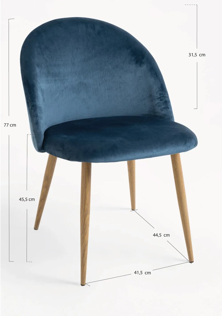 Silla Vint Terciopelo