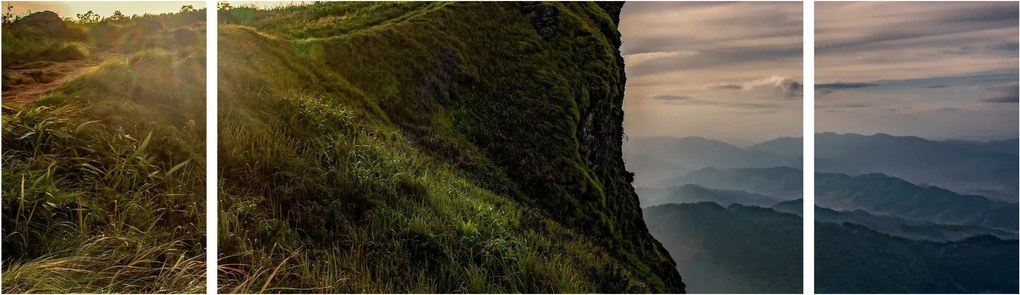 Obraz kobiet na klifie (170x50 cm)