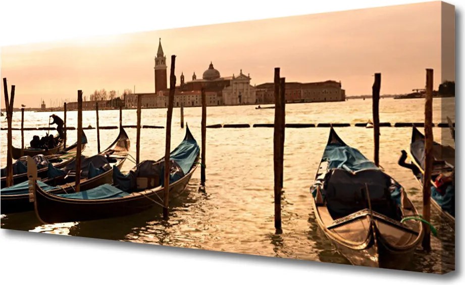 Obraz na płótnie Łódź Rybacka na Morzu