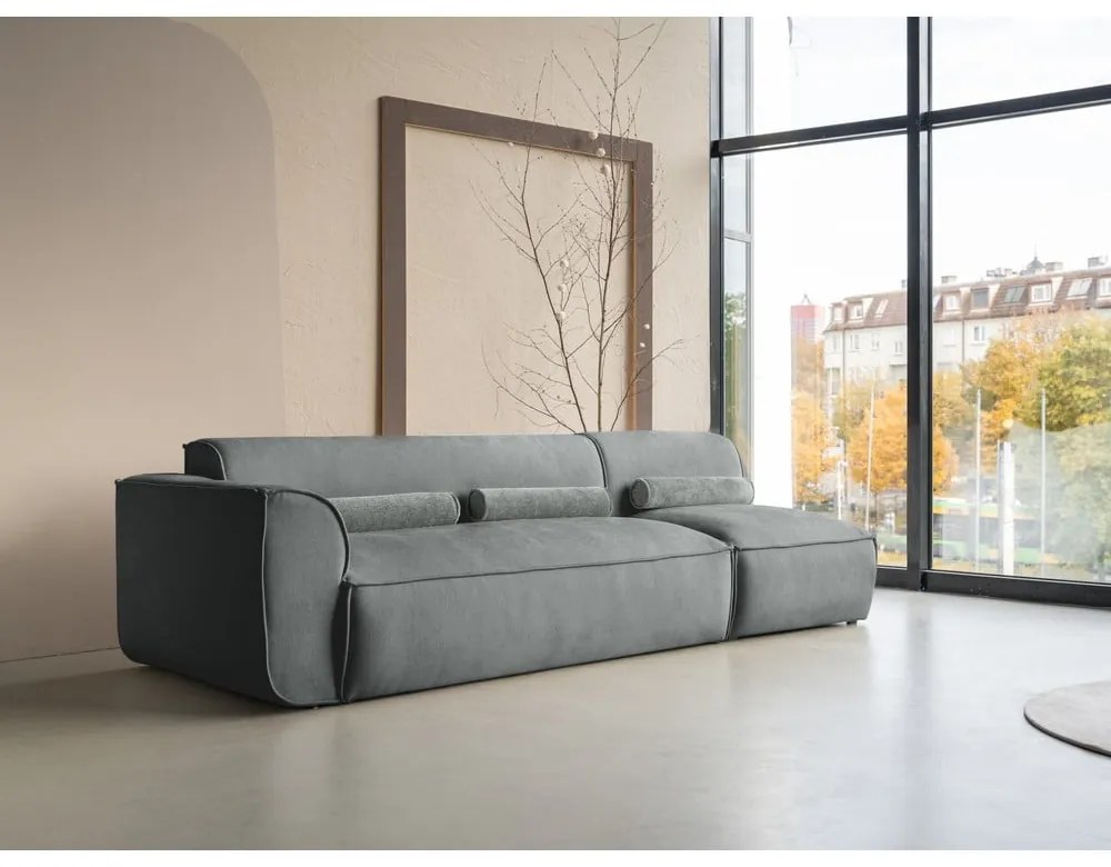 Zielony szezlong modułowy (lewostronny) Flex Felix – Miuform
