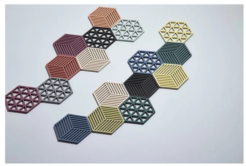Silikonowa podkładka pod garnek 16x14 cm Hexagon − Zone