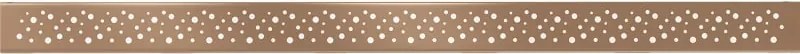 Mexen Flat M12 maskownica do odpływu liniowego 90 cm, miedź szczotkowana - 1C21090