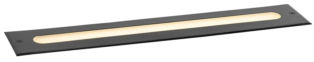 Zewnetrzna Nowoczesny klosz ogrodowy czarny 50 cm z LED IP65 - Eline Nowoczesny Oswietlenie zewnetrzne