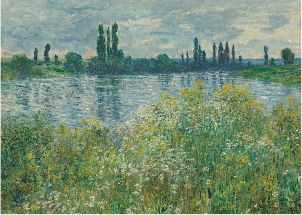 Obraz - Claude Monet, Banks of the Seine, reprodukcje (70x50 cm)