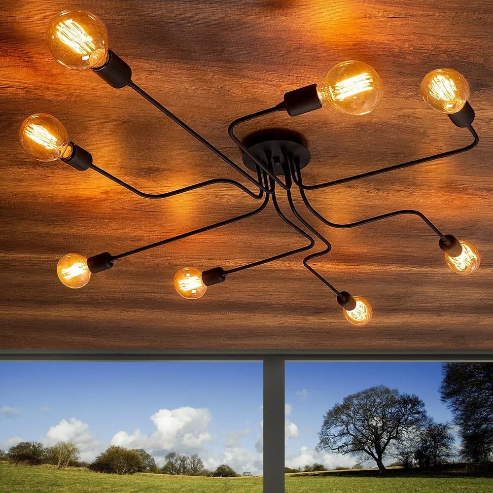 Czarny kinkiet Truva – Opviq lights
