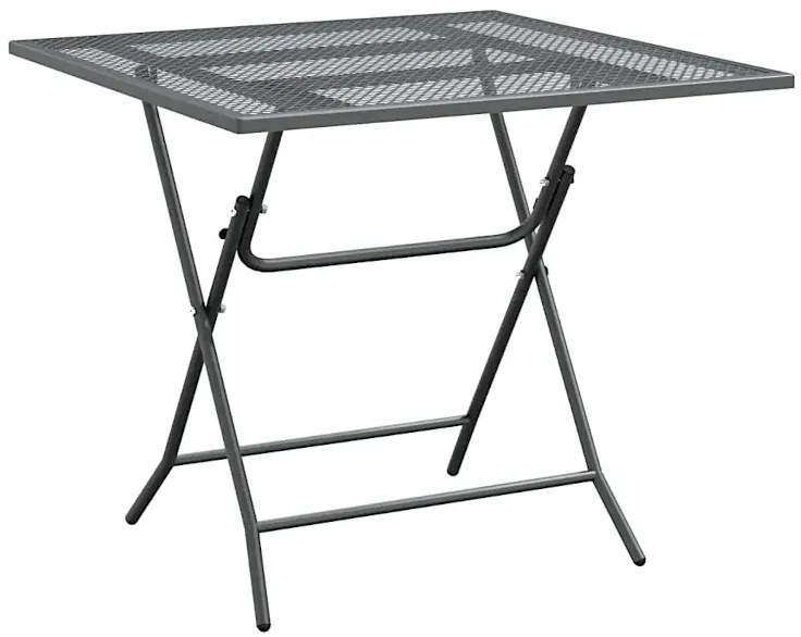 Antracytowy zestaw mebli ogrodowych W4-S48