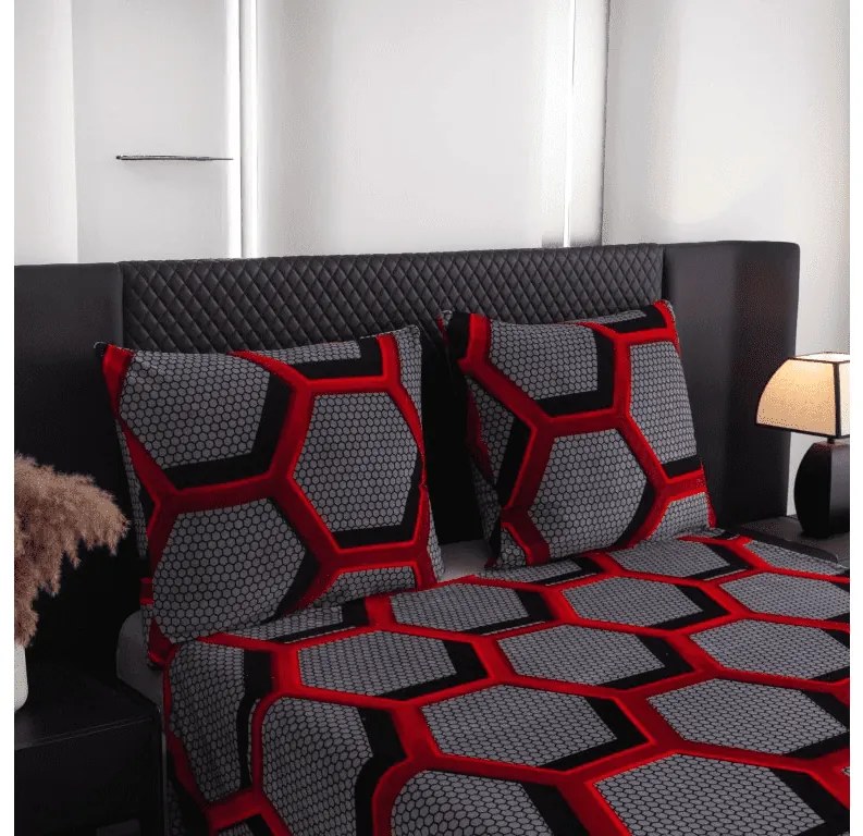 PrzytulneMieszkanie.pl PrzytulneMieszkanie.pl Pościel z mikropluszu ZORINO szara Rozmiar pościeli: 70 x 80 cm | 140 x 200 cm