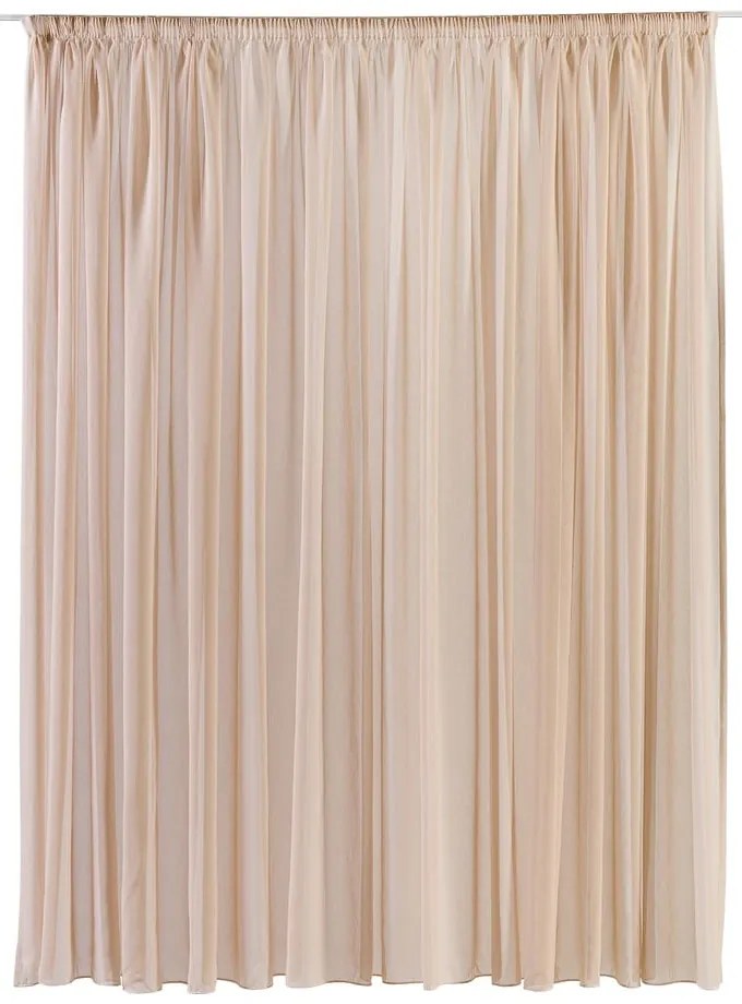 Jasnobrązowa firanka 140x245 cm Vicenza – Mendola Fabrics