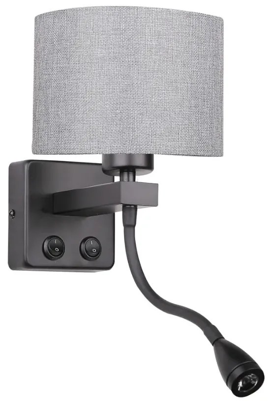 Czarna lampka nocna - K239 S0-D65