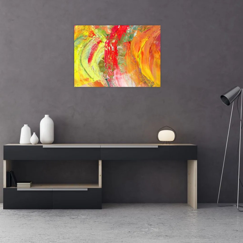 Obraz abstrakcji - malarstwo (70x50 cm)