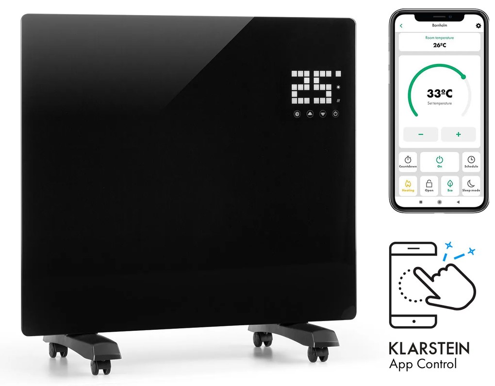 Klarstein Bornholm Single Smart Grzejnik konwektorowy