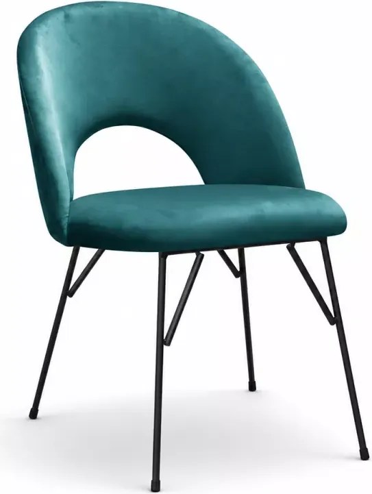Krzesło tapicerowane Abis Spid w stylu retro