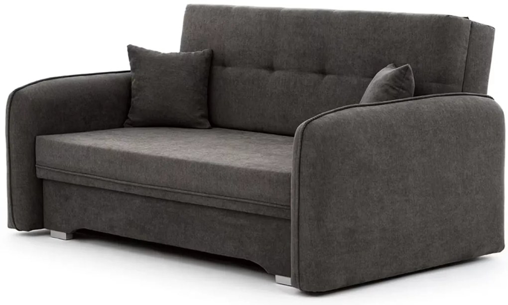 Rozkładana dwuosobowa sofa LAINE, ciemnoszara