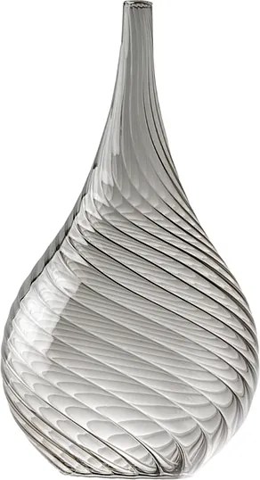 Pluvia Szare szkło borokrzemianowe pyrex śr. 20 H.37 Ø20 BL264-VT-DM20-GR