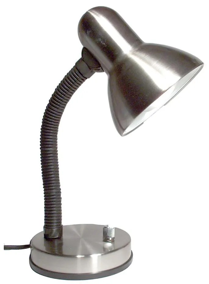 Lampa stołowa KADET -S 1xE27/40W matowy chrom