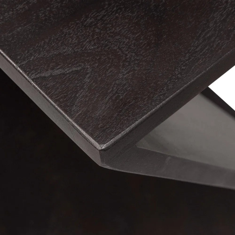 Stolik z litego drewna akacjowego 41x41 cm Ikem – WOOOD