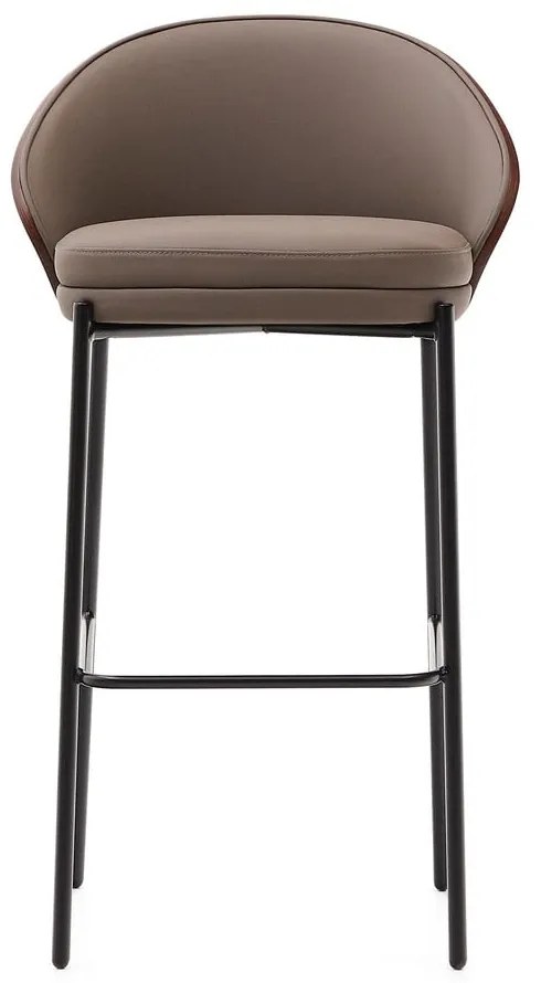 Brązowy hoker (wysokość siedziska 77 cm) Eamy – Kave Home