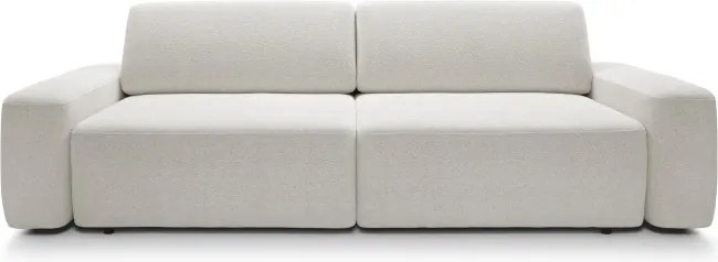 Sofa BOULI z funkcja spania i pojemnikiem BEŻOWY RAVEN 21