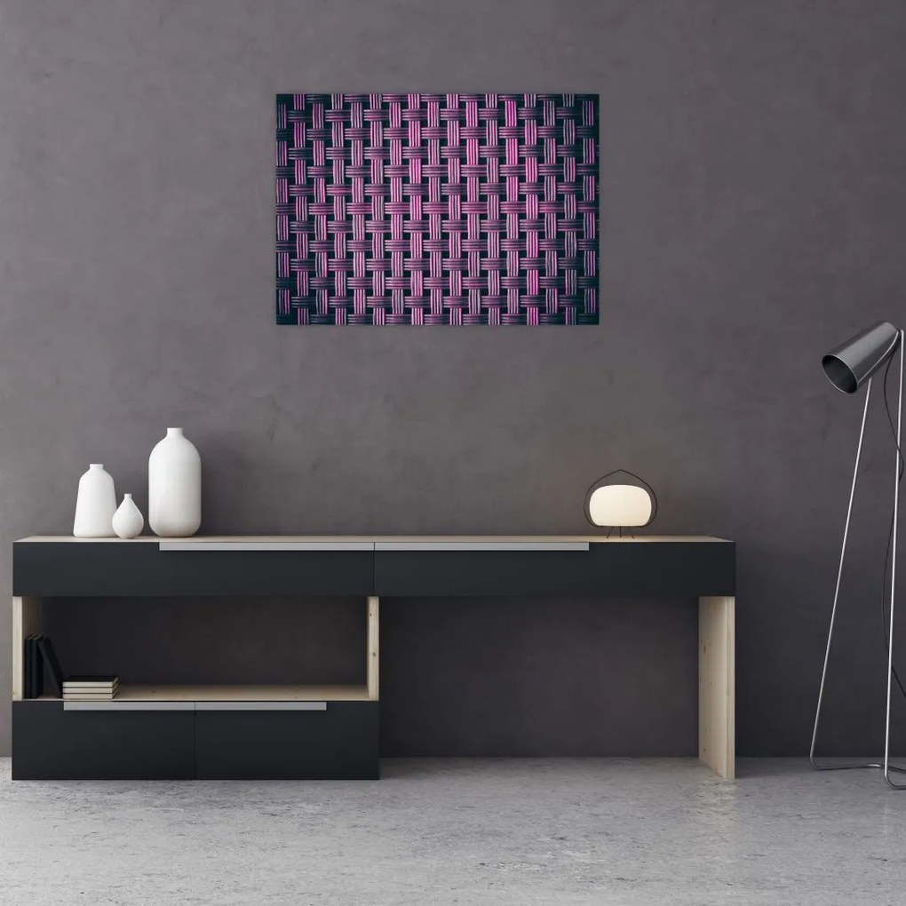 Obraz na szkle - fioletowa tekstura (70x50 cm)