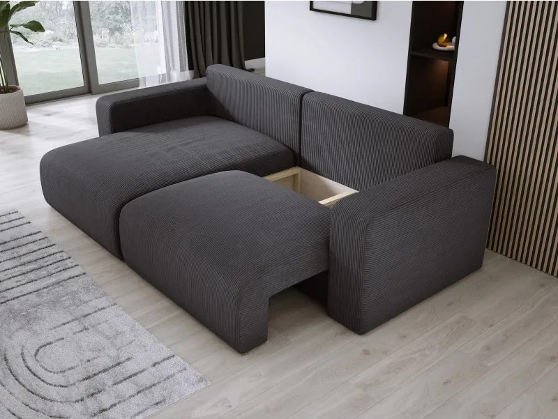 Narożnik wolnostojący CARL Lewy w tkaninie POSO 034