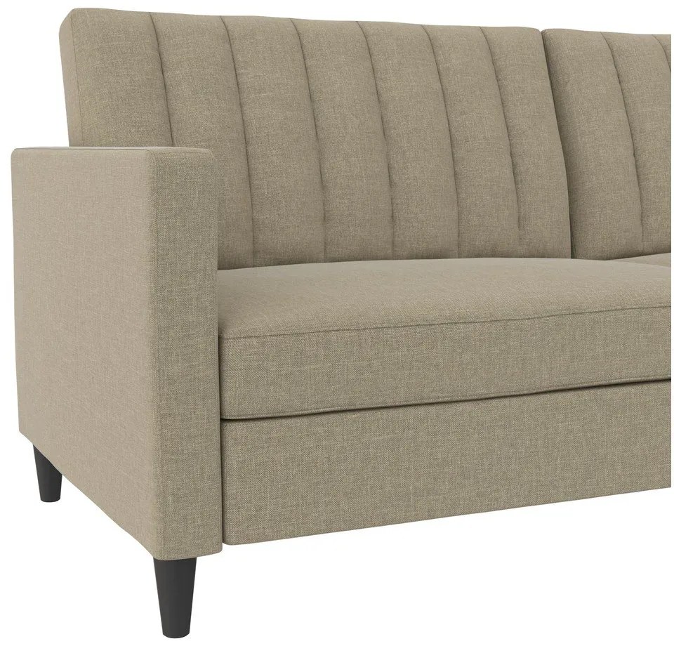 Beżowa rozkładana sofa 86 cm Celine – Støraa