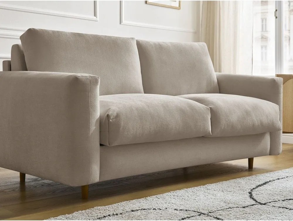 Szarobrązowa sofa do spania/rozkładana 200 cm Cocoone – Bobochic Paris
