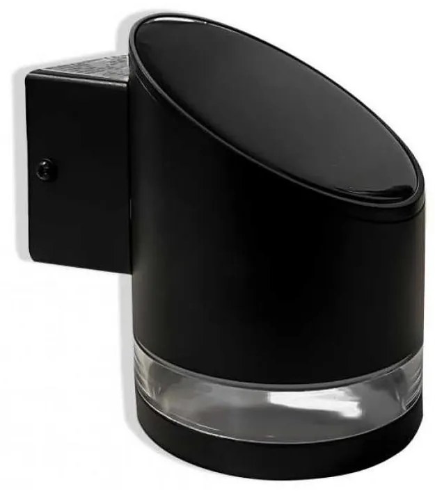 LED zewnętrzna lampa ścienna solarna LED/1W/3,7V 3000K IP54 1200 mAh czarna