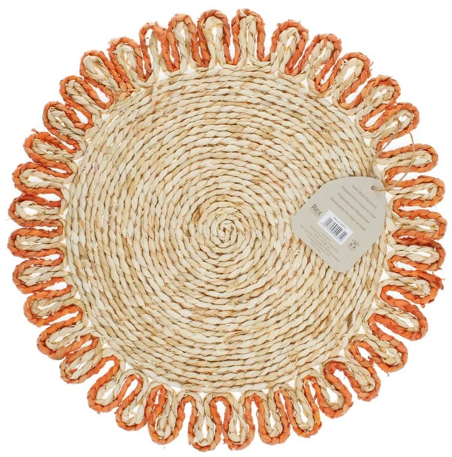 Mata stołowa z liści kukurydzy ø 38 cm Corn Husk – Rex London