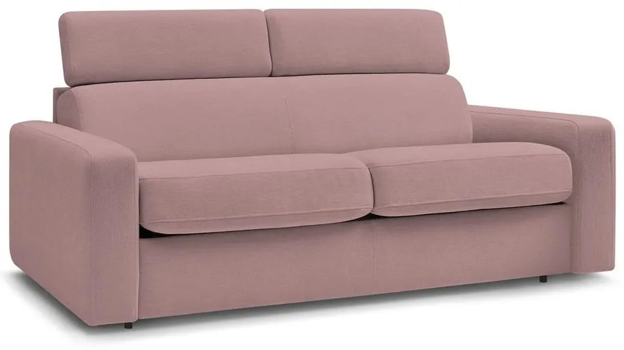 Różowa rozkładana sofa 215 cm Monaco – Bobochic Paris