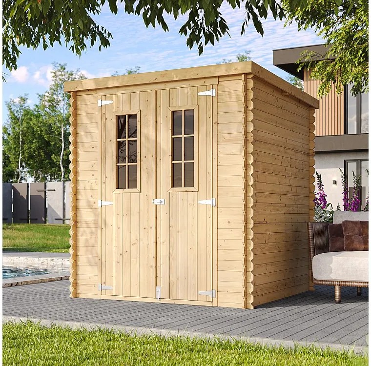 Drewniany domek z podłoga - 3,53 m² - M309C+M309G