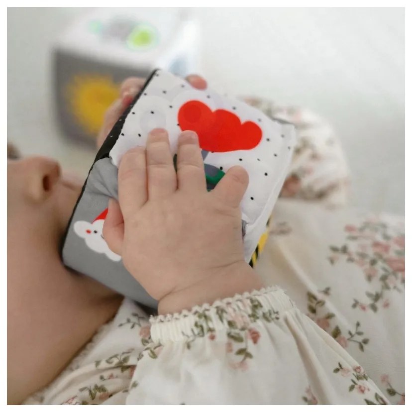 Tooky toy box pudełko xxl montessori edukacyjne 6w1 sensoryczne 3-4 mies