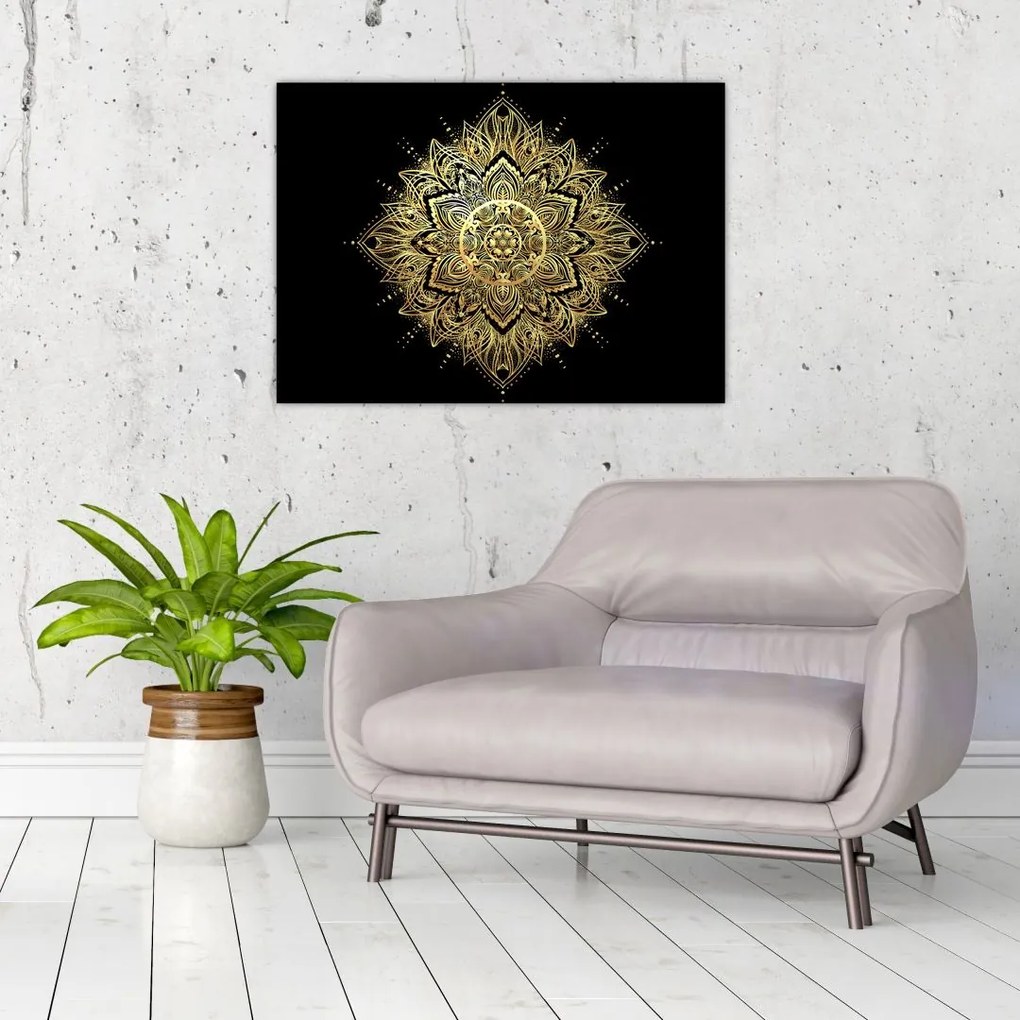Obraz na szkle - Mandala bogactwa (70x50 cm)