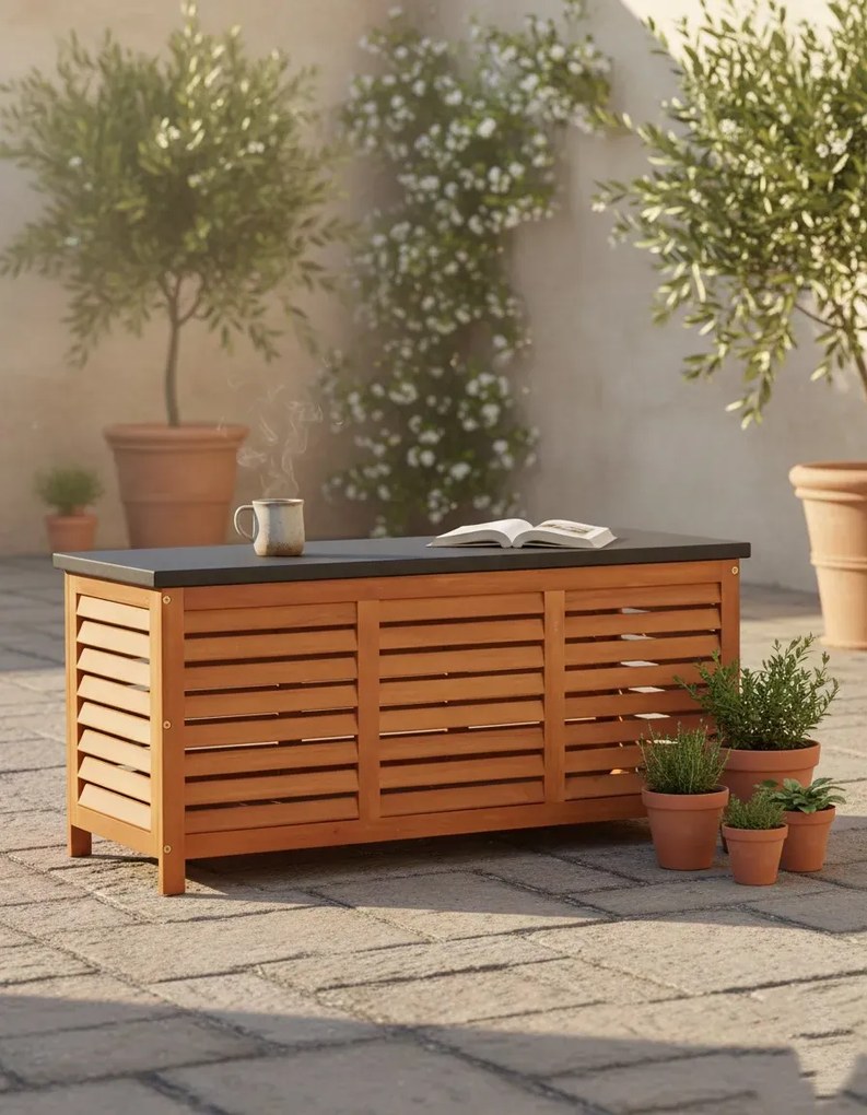 Drewniana skrzynia ogrodowa D6-Z37