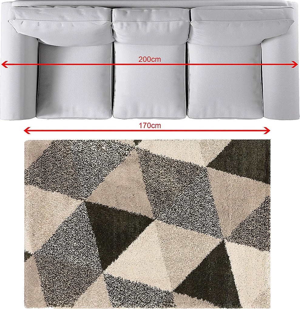 Dywan Royal beige/jungle green 120x170cm