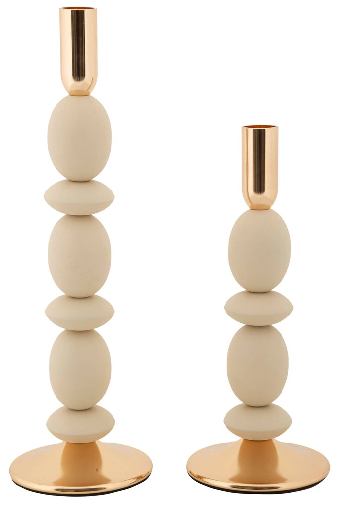 Zestaw świeczników SHUTTLE, 25 cm, 33 cm