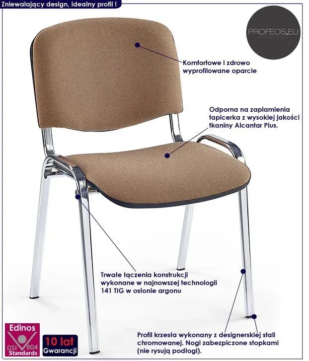 Krzesło konferencyjne biurowe T4-M30