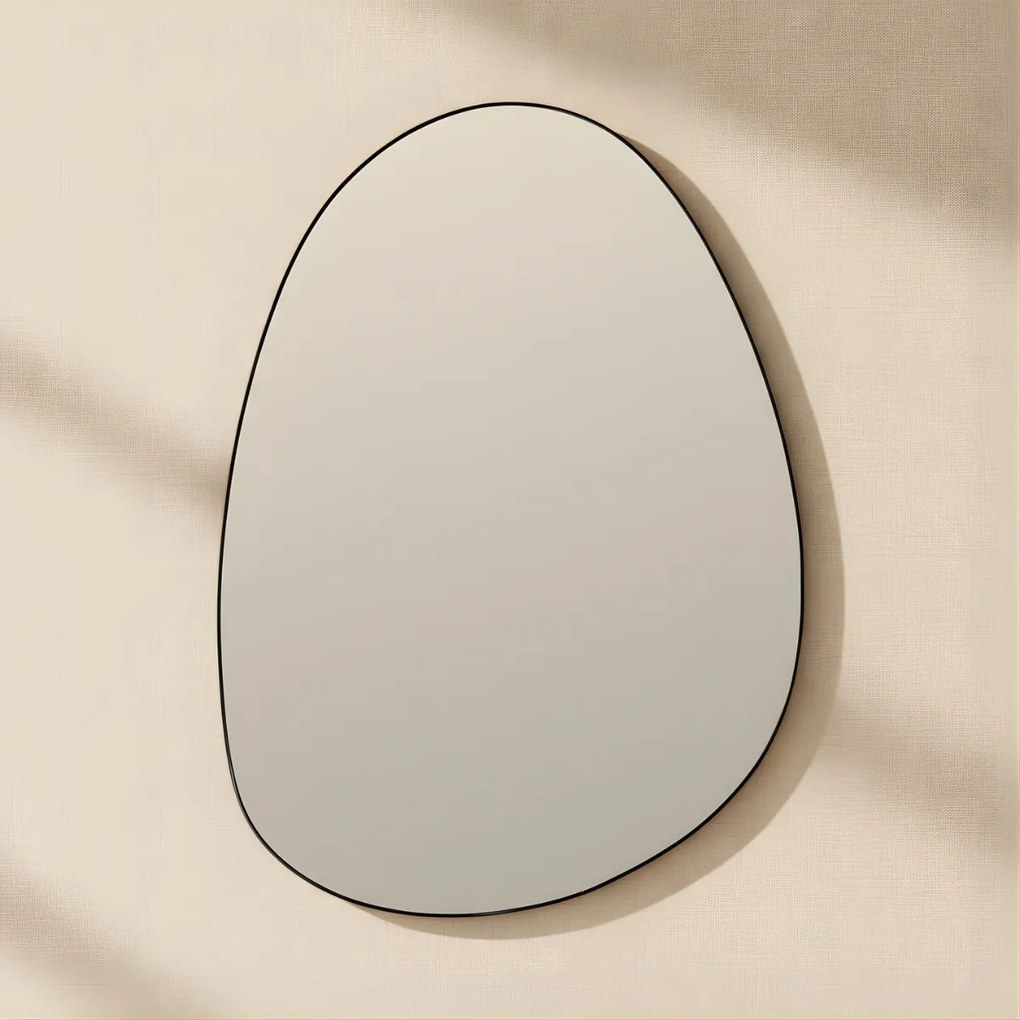 Dekoracyjne lustro wiszące ASYM, 75 x 55 cm